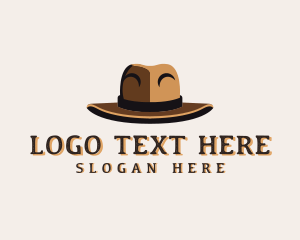 Boutique - Stylish Trilby Hat logo design