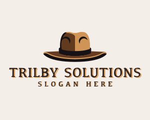 Trilby - Stylish Trilby Hat logo design