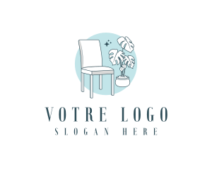 Houseplant Chair Furniture Logo