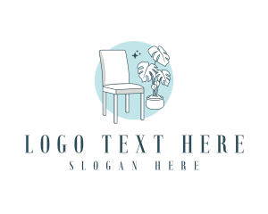 Houseplant Chair Furniture Logo