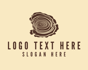 Wood Plank - Wood Timber Craft logo design