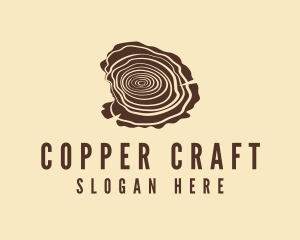 Wood Timber Craft logo design