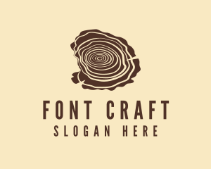 Wood Timber Craft logo design