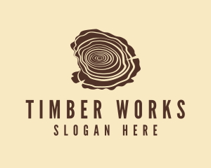 Wood Timber Craft logo design