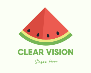 Fresh Watermelon Fruit logo design