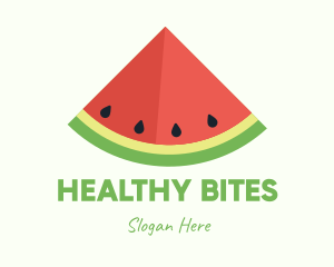 Nutritious - Fresh Watermelon Fruit logo design