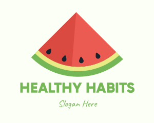 Nutrition - Fresh Watermelon Fruit logo design