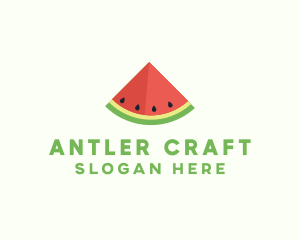 Fresh Watermelon Fruit logo design