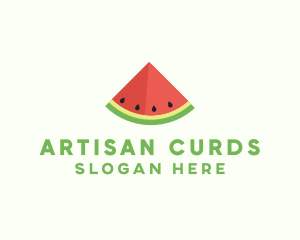 Fresh Watermelon Fruit logo design