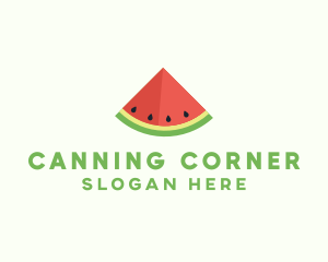 Fresh Watermelon Fruit logo design