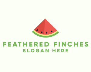 Fresh Watermelon Fruit logo design