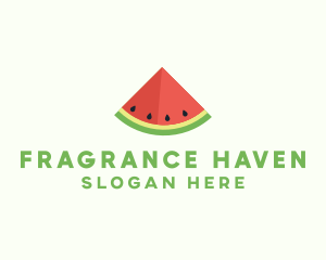 Fresh Watermelon Fruit logo design