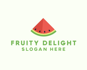 Fresh Watermelon Fruit logo design