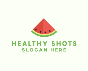 Fresh Watermelon Fruit logo design