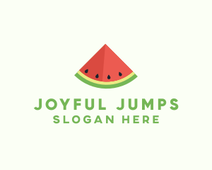 Fresh Watermelon Fruit logo design