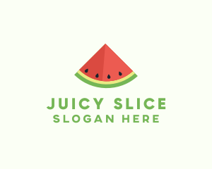 Watermelon - Fresh Watermelon Fruit logo design