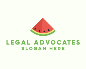 Fresh Watermelon Fruit logo design