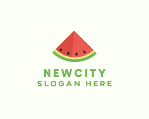 Fresh Watermelon Fruit logo design