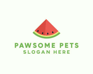 Fresh Watermelon Fruit logo design