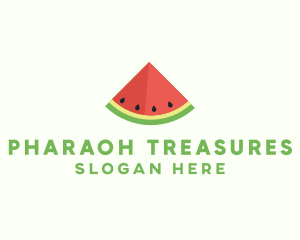 Fresh Watermelon Fruit logo design