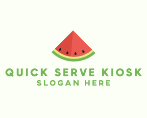 Fresh Watermelon Fruit logo design