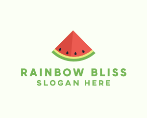 Fresh Watermelon Fruit logo design