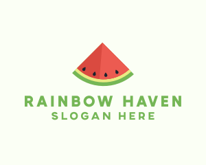 Fresh Watermelon Fruit logo design