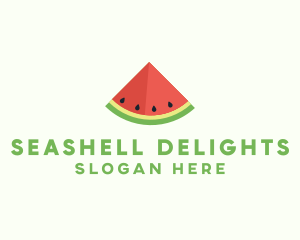 Fresh Watermelon Fruit logo design