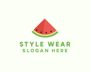 Fresh Watermelon Fruit logo design