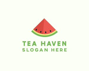 Fresh Watermelon Fruit logo design