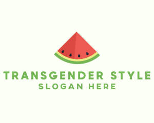 Fresh Watermelon Fruit logo design