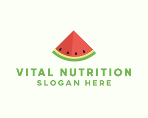 Fresh Watermelon Fruit logo design