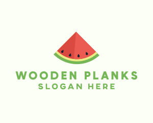 Fresh Watermelon Fruit logo design