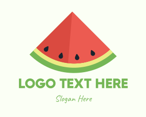 Fresh Fruit - Fresh Watermelon Fruit logo design