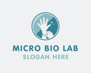 Clean Disposable Gloves logo design