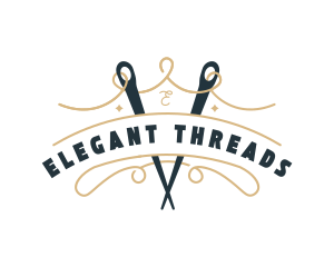 Needle Thread Stitching logo design