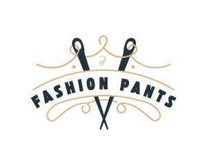 Needle Thread Stitching logo design