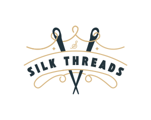 Needle Thread Stitching logo design