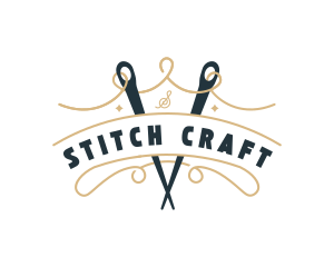 Needle Thread Stitching logo design