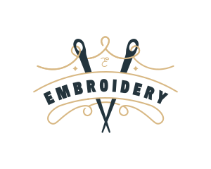 Needle Thread Stitching logo design