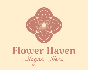 Cosmic Flower Petal  logo design