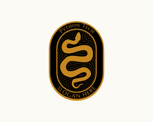 Snake Serpent Venom logo design