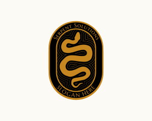 Snake Serpent Venom logo design