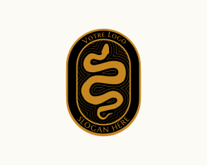 Patch - Snake Serpent Venom logo design