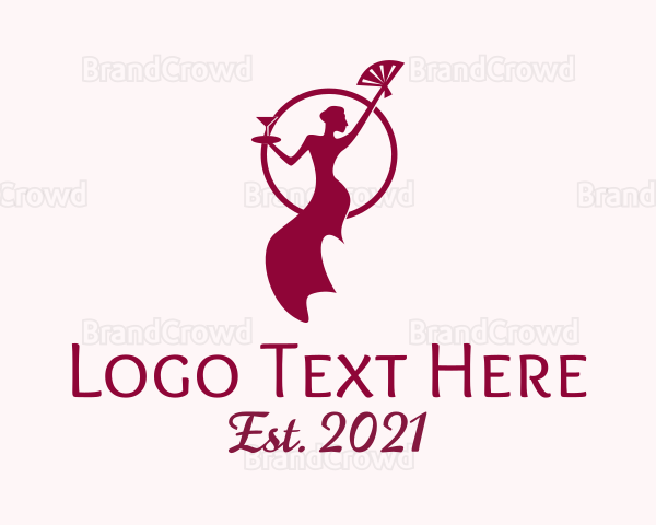 Lady Dancer Wine Server Logo