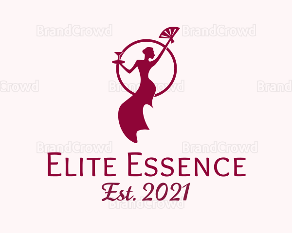 Lady Dancer Wine Server Logo