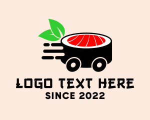 Food Delivery - Express Sushi Delivery logo design