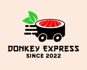 Express Sushi Delivery  logo design