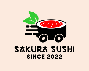 Express Sushi Delivery  logo design