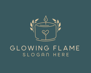 Candlestick - Scented Candle Decor logo design